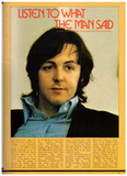 Gold Magazine / 1978 / June / Quintin Crisp / Paul McCartney / London / Vidal Sassoon / Target Studios