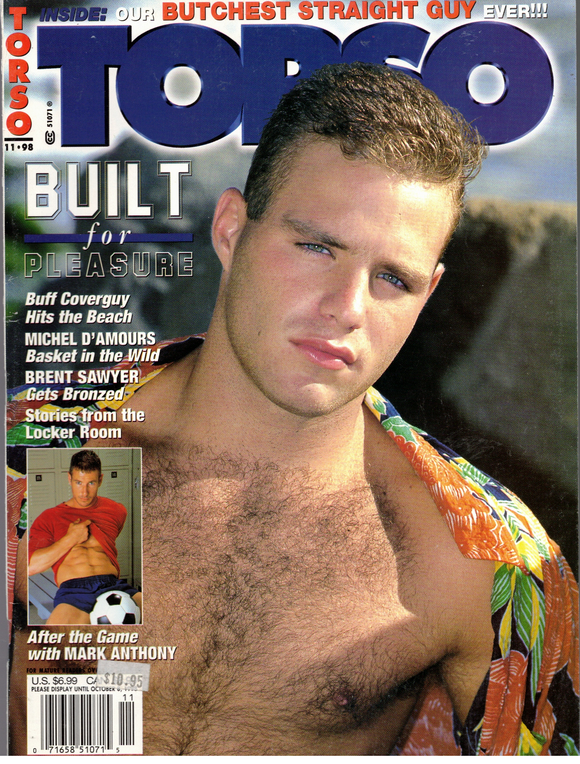 TORSO / 1998 / November / Michel d'Amours / Marc Anthony / Rod Barry / Joey Amoré / Nick Ford / Alex Powers / Anthony Gallo / Brent Sawyer / Pail Erickson / Steve Rambo / Jake Andrews / Cole Tucker / Michael Kirwan / Jason Leigh / Mike Lorenzo