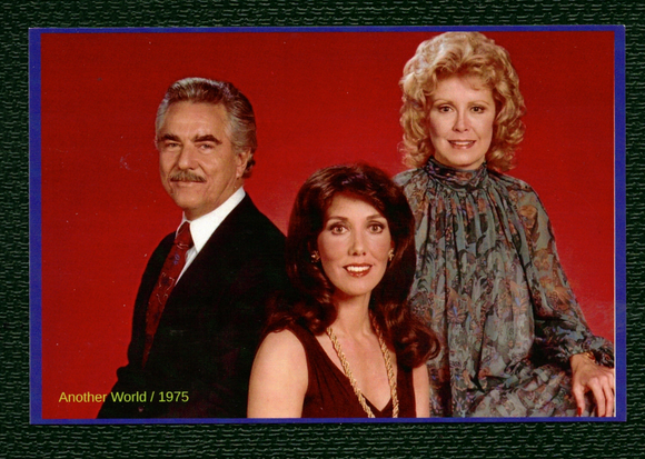 POSTCARD / Soap Opera / Another World / Beverlee McKinsey, Vicky Wyndham, Doug Watson