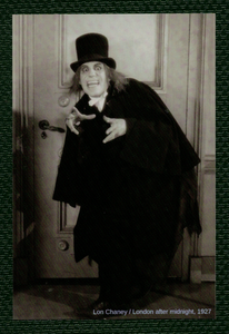 POSTCARD / Lon Chaney / London after midnight, 1927 / Tod Browning