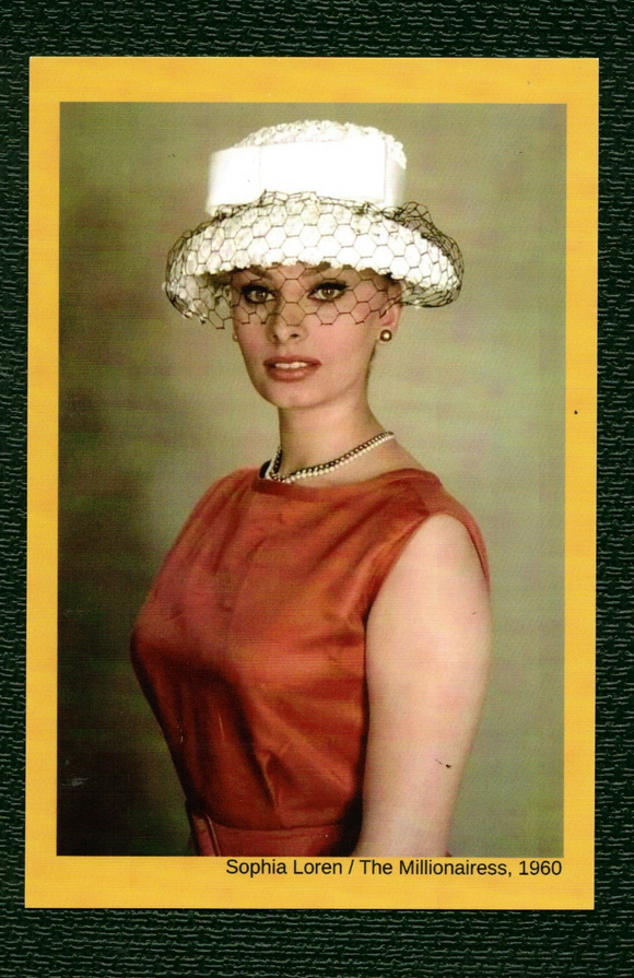 POSTCARD / Sophia Loren / The Millionairess, 1960