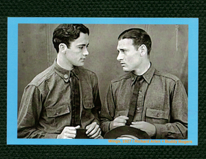 POSTCARD / Richard Arlen + Buddy Rogers / Wings, 1927