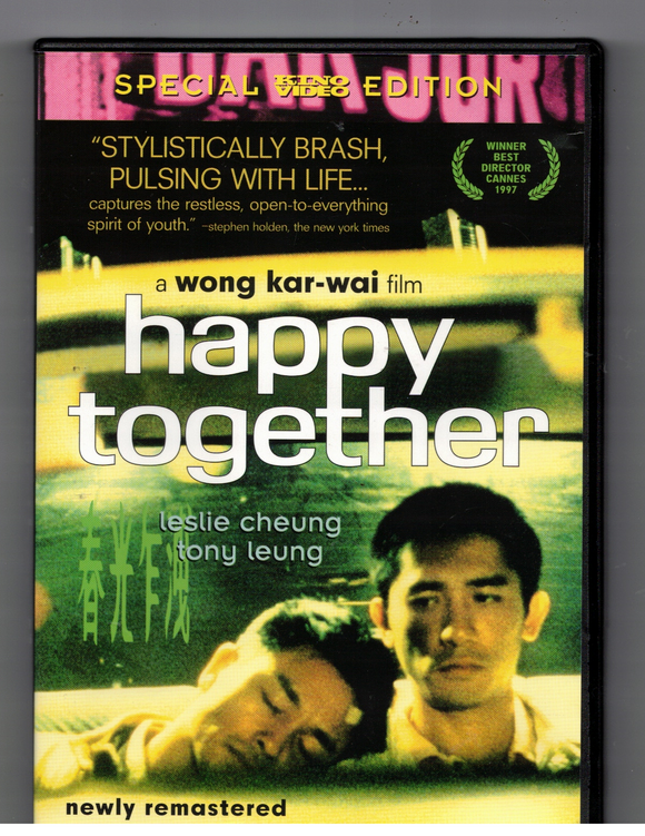 DVD / Wong Kar-Wai / Happy Together, 1997 / Tony Leung / Leslie Cheung