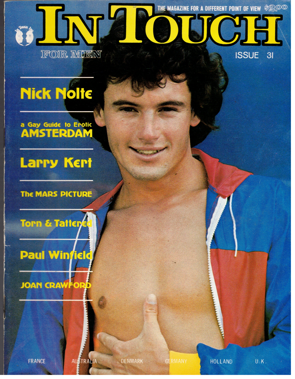 In Touch / 1977 / September - October / Nick Nolte / Larry Kert / Paul Winfield / Joan Crawford / Ron Thorne / Jim Spada /  Joe Ward / Cliff Rogers /  Jean-Paul Doux / Frank Moorhouse / Brian Petersen / Scott Lanson / Christopher Marlowe / Jan Michaels