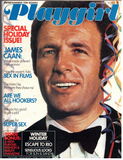 PLAYGIRL / 1977 / January / James Caan / Bill Lucidi / Jane Goodall / Tom Gagen / Peter Scott