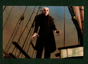 POSTCARD / Max Schreck / Nosferatu on ship, 1922 / F.W. Murnau