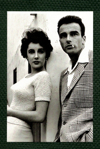 POSTCARD / Montgomery Clift + Elizabeth Taylor / A place in the sun, 1951