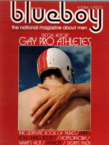 BLUEBOY / 1976 / April / Fred Bodner / Roy Dean / David Vance / Gay pro athletes