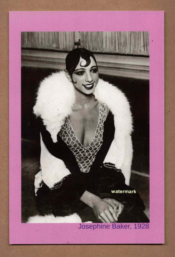 POSTCARD / Josephine Baker, 1928