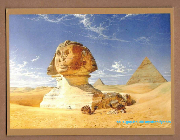 POSTCARD / STANIER, Henry / The Great Sphinx, 1860