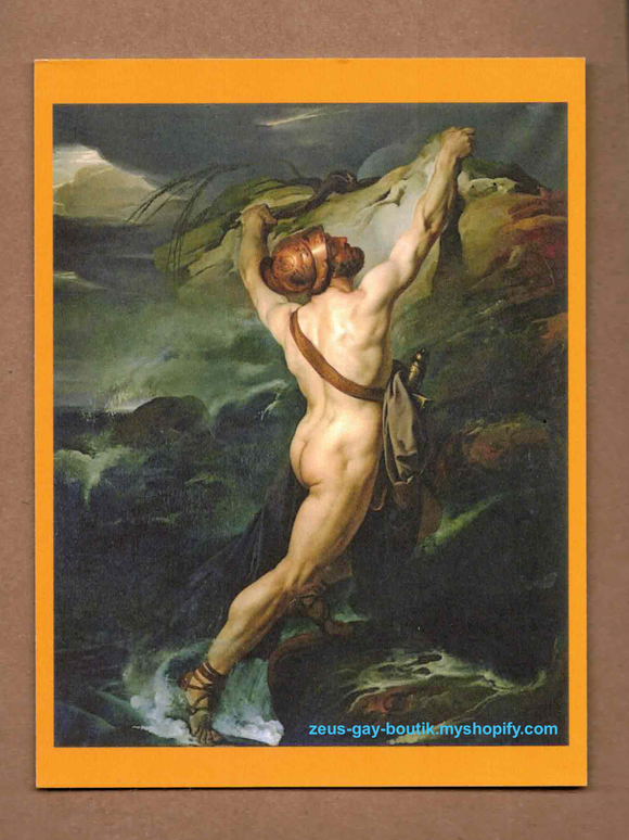 POSTCARD / HAYEZ, Francesco / Ajax cursing the gods, 1822