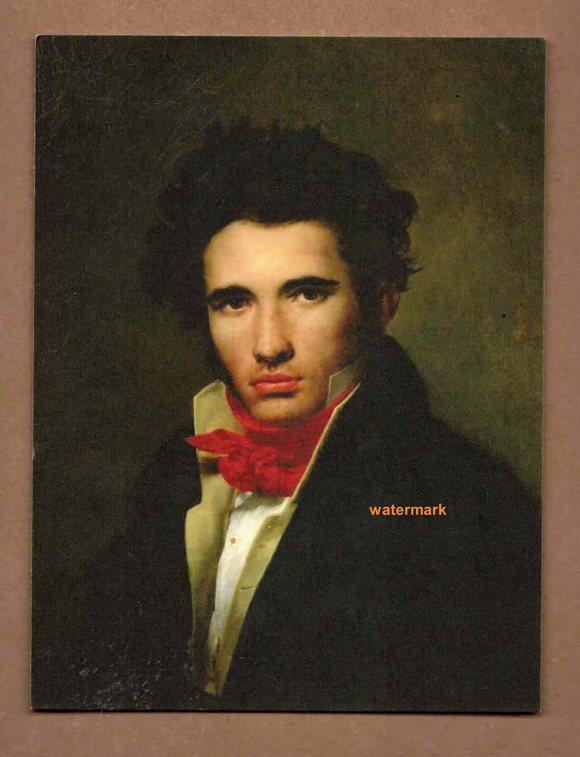 POSTCARD / COGNIET, Léon / Self-portrait, 1818