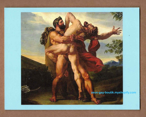 POSTCARD / COUDER, Auguste / Hercules + Antaeus, 1819
