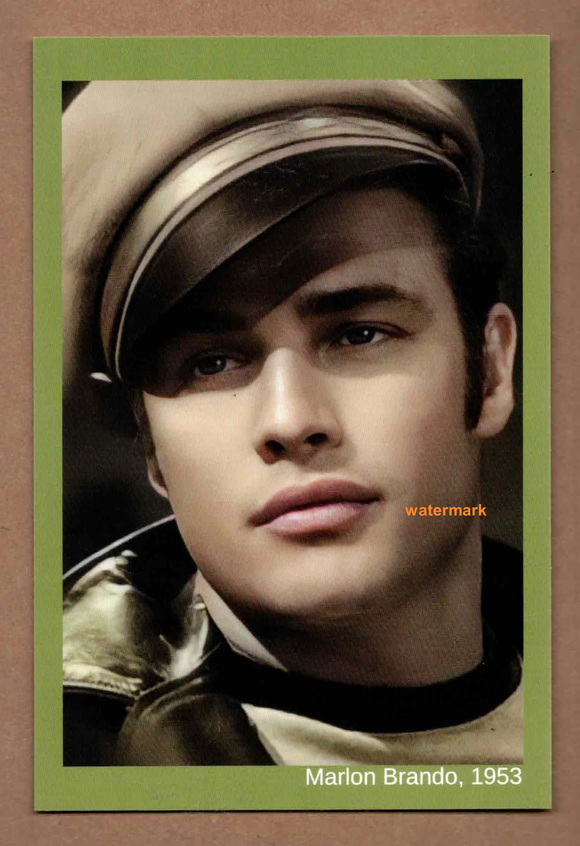 POSTCARD / Marlon Brando / The wild one, 1953