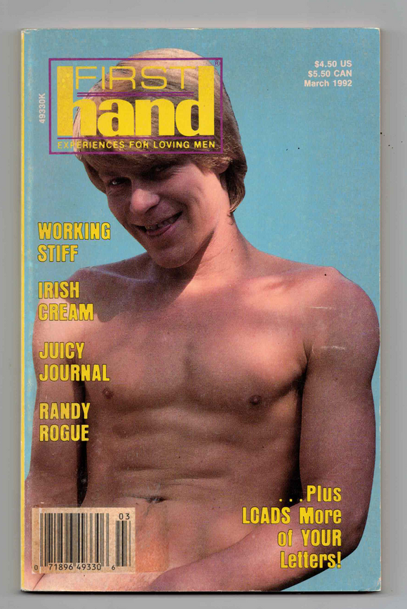 FIRST HAND / 1992 / March / Stuart Blaetz / Tom Jones / Poul Pedersen