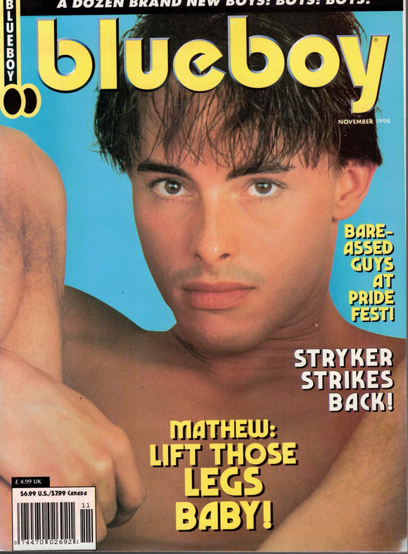 BLUEBOY / 1998 / November / Jeff Stryker / Bob Smith / Florida / Matthew Reid / Carlo Santini / Tiger Ray / Jim Posey / Brad Hunter /  /