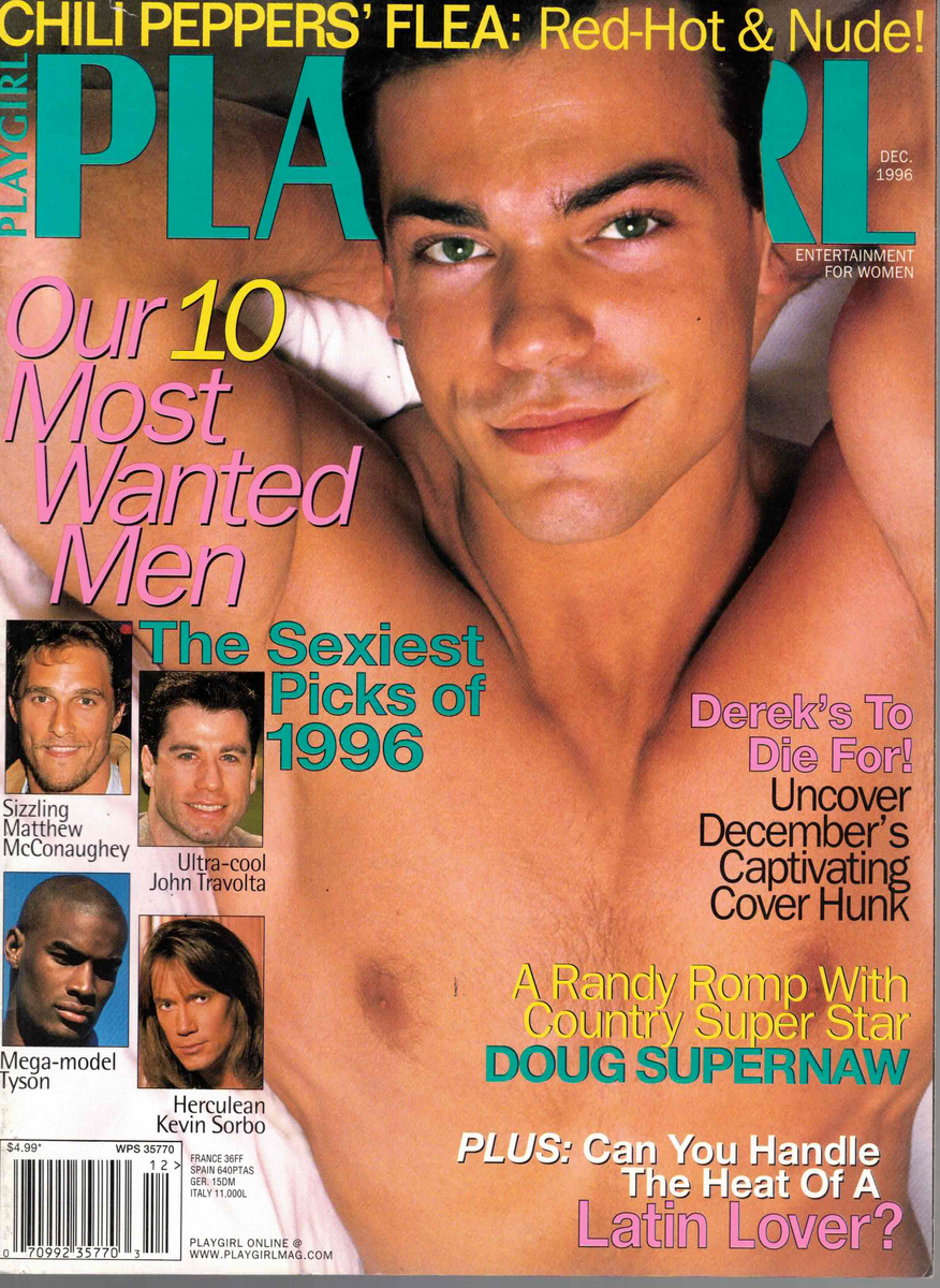 PLAYGIRL / 1996 / December / Jim Davidson / Medeis Nemo / Riki Rachtma ...