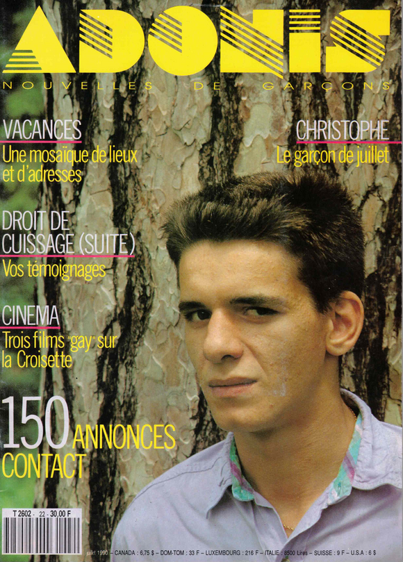 Adonis Magazine / 1990 / Juillet