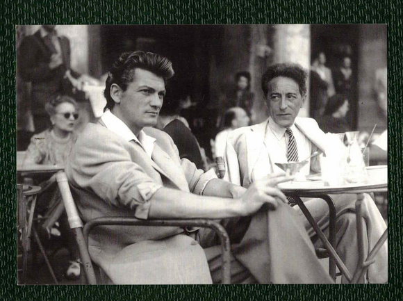 POSTCARD / Jean Cocteau + Jean Marais / Venice, 1947