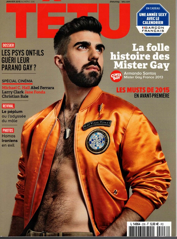 Têtu Magazine / 2015 / Janvier / Armando Santos / Michael C Hall / Christian Bale / Peplum / Kevin Amato