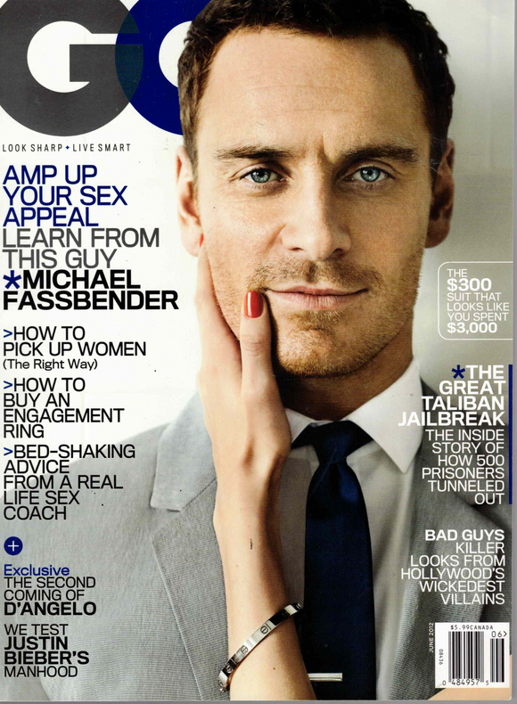 GQ / USA / 2012 / June / Michael Fassbender / Mario Testino