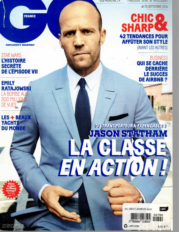 GQ France / Septembre 2014 / Jason Statham