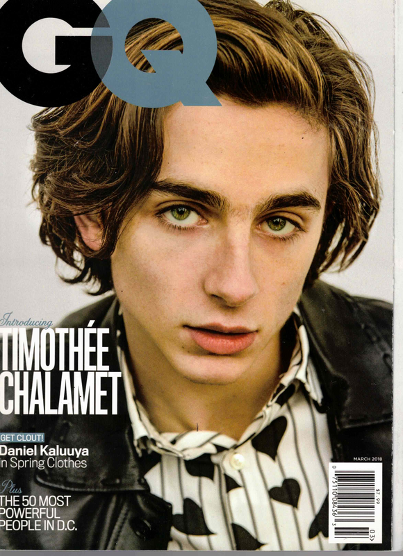 GQ / USA / 2018 / March / Timothée Chalamet