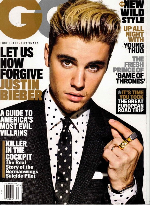 GQ / USA / 2016 / March / Justin Bieber