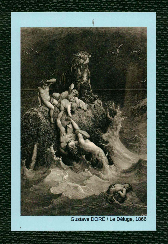 POSTCARD / DORÉ, Gustave / Le Déluge, 1866