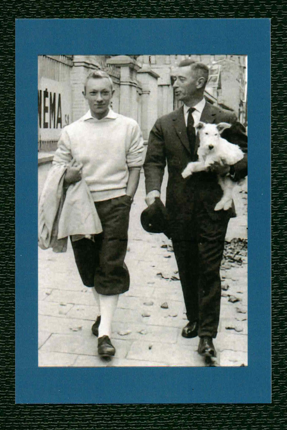 POSTCARD / Hergé + Tintin (Jean-Pierre Talbot), 1964