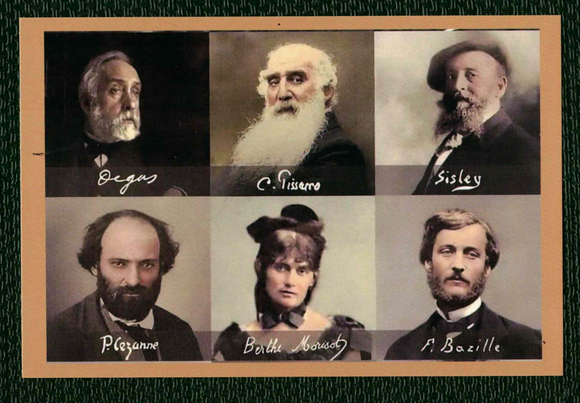 POSTCARD / French Artists, 19th century