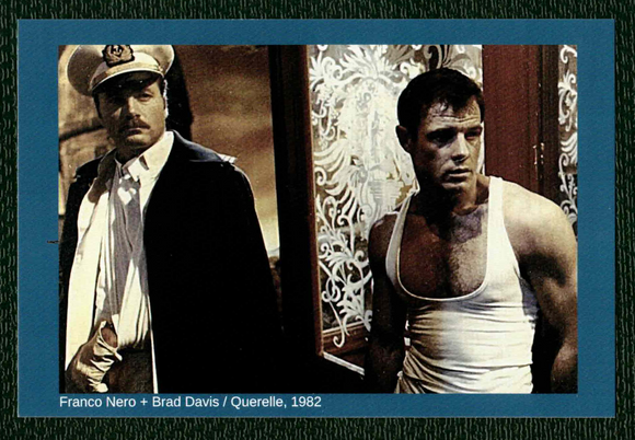 POSTCARD / Querelle, 1982 / Brad Davis + Franco Nero
