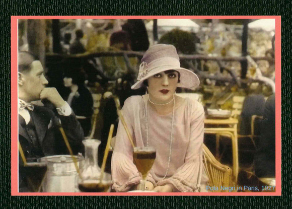 POSTCARD / Pola Negri in Paris, 1927