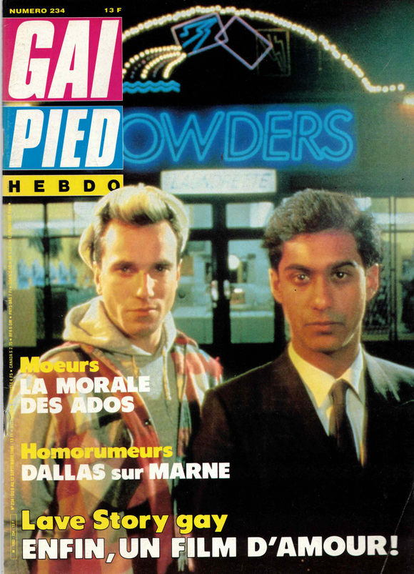 GAI PIED HEBDO FRANCE / 1986 / Septembre / Daniel Day-Lewis / Cadinot / Yves Paradis / Ralf Konig / Edmund White / Mozart