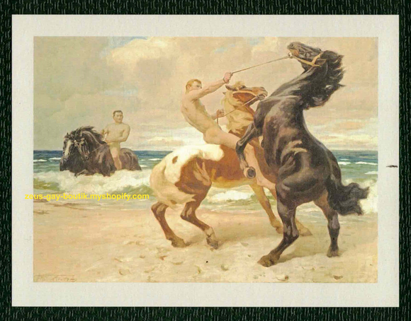 POSTCARD / MULLER-MUNSTER, Franz / The roaring horse, 1936