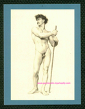 POSTCARD / SULPIS, Emile Jean / Male nude, 19th century