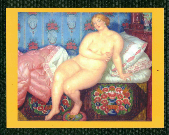 POSTCARD / KUSTODIEV, Boris / The Beauty, 1915