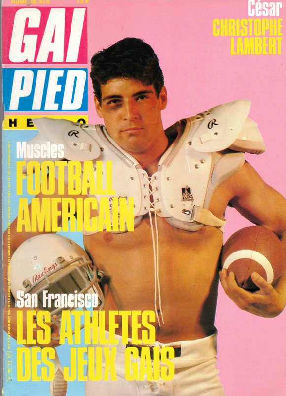 GAI PIED HEBDO FRANCE / 1986 / San Francisco Gay Games / Tom Wadell / Christopher Lambert / Colin Clarke / Ralf Konig / Kenneth Anger