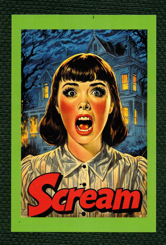 POSTCARD / Halloween / Scream
