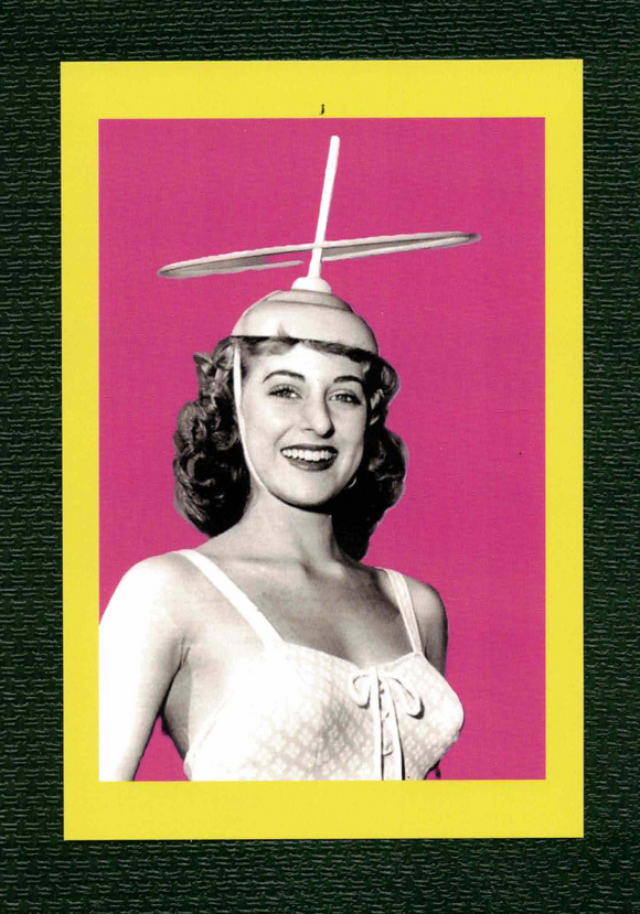 POSTCARD / Plunger hat fashion