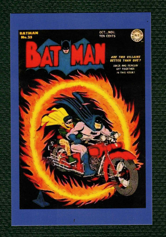 POSTCARD / BATMAN + ROBIN / Ring of fire, 1944