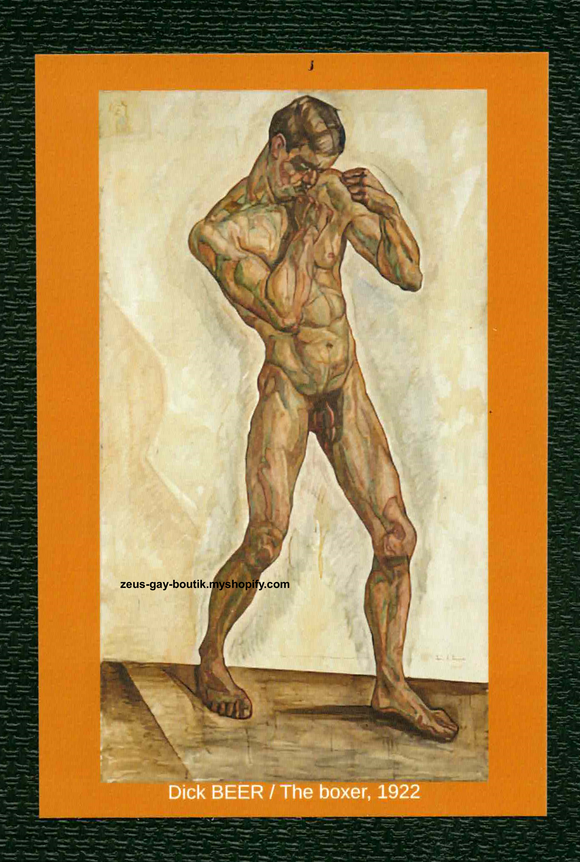 POSTCARD / BEER, Dick / The boxer, 1922