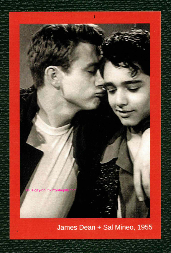 POSTCARD / James Dean + Sal Mineo, 1955