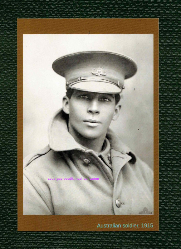 POSTCARD / Australian soldier, 1915