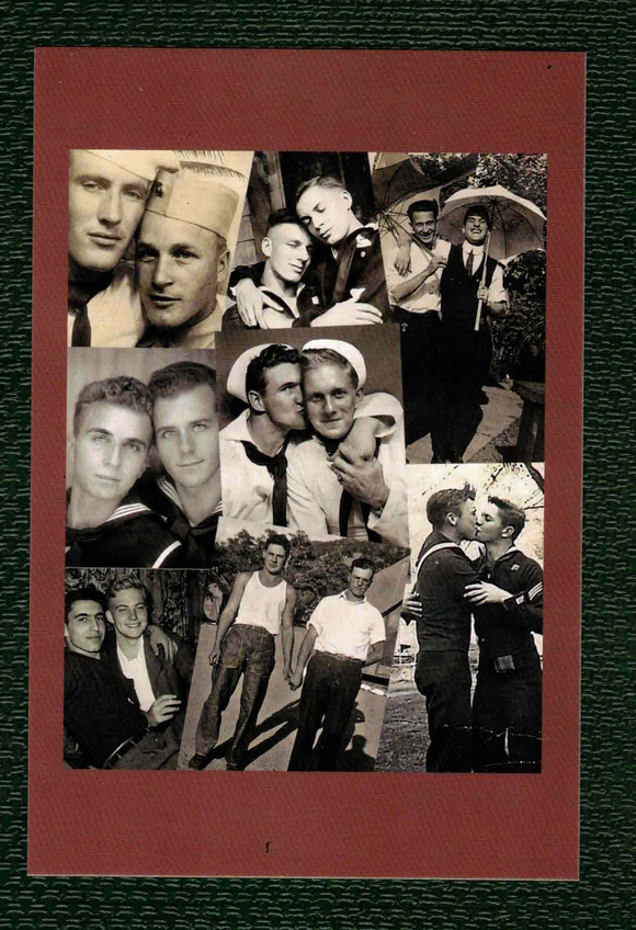 POSTCARD / Affectionate couples montage, 1940s