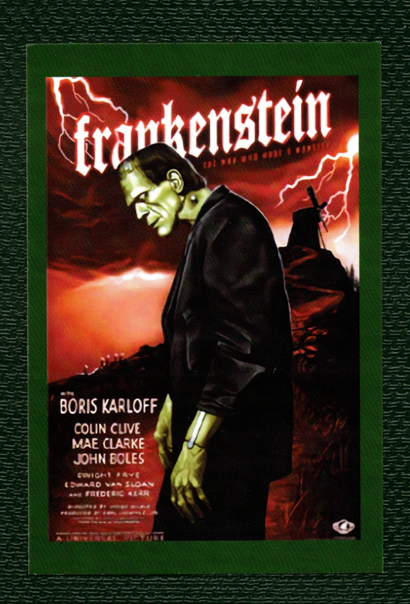 POSTCARD / FRANKENSTEIN on storm, 1931 / James Whale
