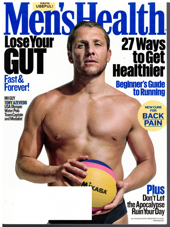 Men's Health USA / 2016 / July - August / Tony Azevedo