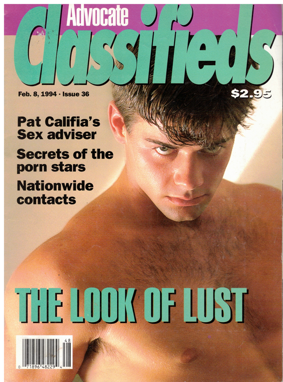 ADVOCATE CLASSIFIEDS / 1994 / February 8 / Jeff Stryker / Derek Masters / Lon Flexx / Marc Saber