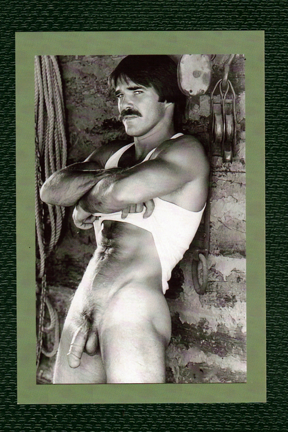 POSTCARD / Nick Chase nude against wall