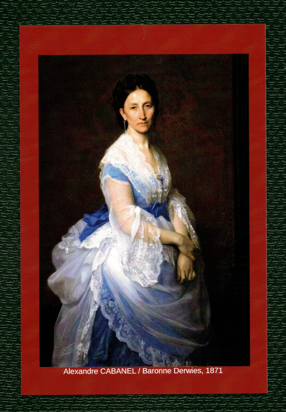 POSTCARD / CABANEL, Alexandre / Baronne Derwies, 1871